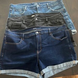 COPY - Lot of Old Navy Denim Jean Shorts (3) size 18